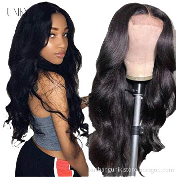Uniky Virgin Brazilian 30 Inch Straight Human Hair Wig Transparent Hd Lace Front Wigs 13X4X1 T Part Human Hair Wig